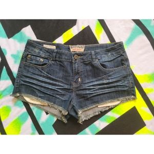 Denim short shorts size 15